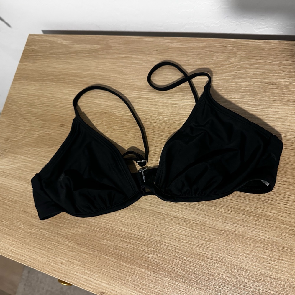 Black Women's Swim Top